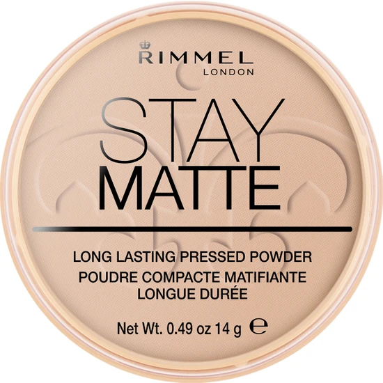 Rimmel London Stay Matte Pressed Pudra Pudra 005 - Silky Beige