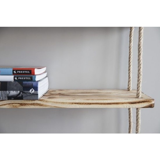 BodrumWooden Halat Raf 100 Çam Ağacı Açık Kahve Fiyatı