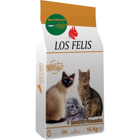 Los Felis Kedi Maması Sterilitate 15 Kg. Fiyatı