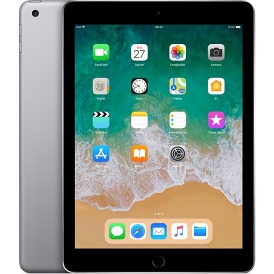 Apple iPad 6.Nesil 32GB 9.7" Wi-Fi + Cellular 4G IPS Tablet - Uzay Grisi MR6N2TU/A
