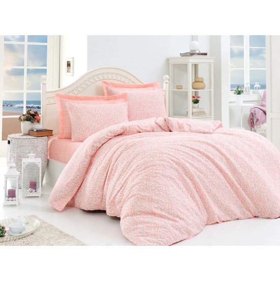 Eponj Home Nevresim Takımı Çift Kişilik Duille Somon Fiyatı