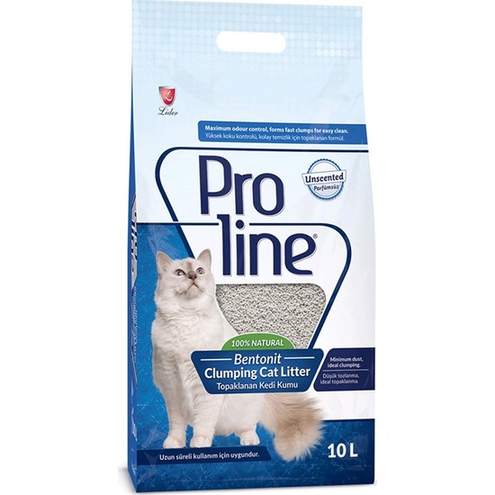 Pro Line Parfümsüz Topaklanan Kedi Kumu 10 Lt Fiyatı
