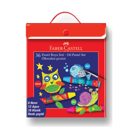 Faber-Castell Pastel Boya 36'lı Plastik Karışık Set
