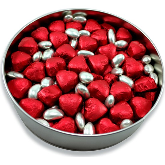 Gondol Çikolata Sevgiliye Metal Kutuda Kırmızı Kalpli Fiyatı