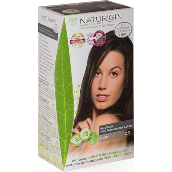 Naturigin  Organik İçerikli Saç Boyası 2.3 Abanoz