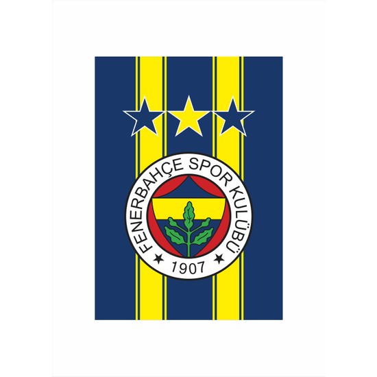 FenerBahçe Bayrağı 3 Yıldızlı ( FB ) Gönder Bayrak Fiyatı