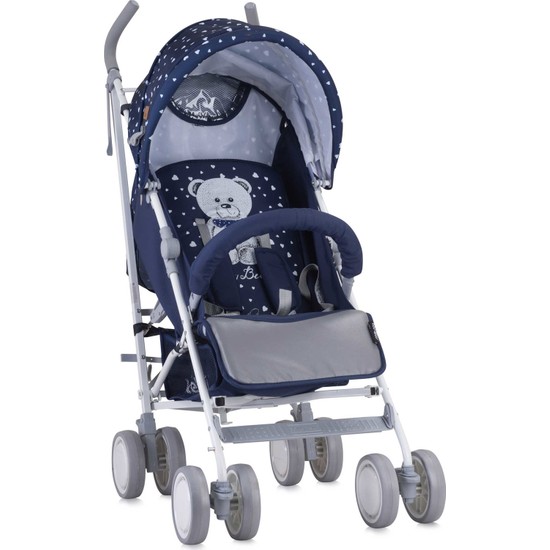 Lorelli İda Baston Bebek Arabası Dark Blue Teddy Bear Fiyatı