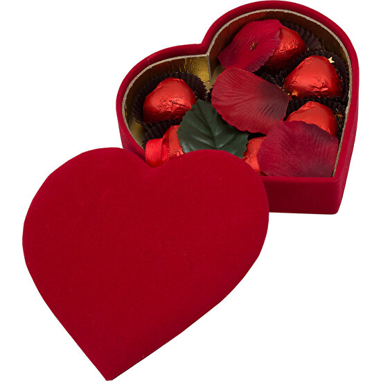 Elit Gül Yapraklı Sevgiliye Özel Çikolata Fiyatı