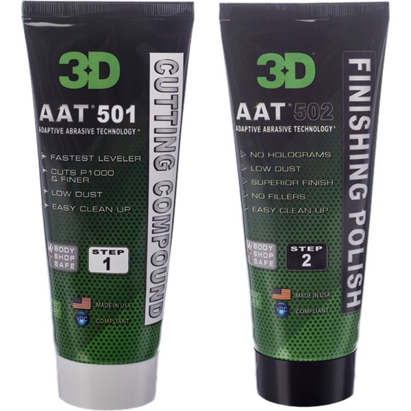 3D Profesyonel Pasta ve Cila Seti 2 x 236 ml. AAT 501 ve AAT 502