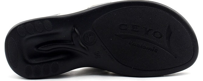 Ceyo 3400-2 Siyah Günlük Anatomik Bayan Terlik Ayakkabı görsel 7