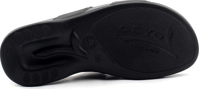 Ceyo 3400-2 Siyah Günlük Anatomik Bayan Terlik Ayakkabı görsel 3