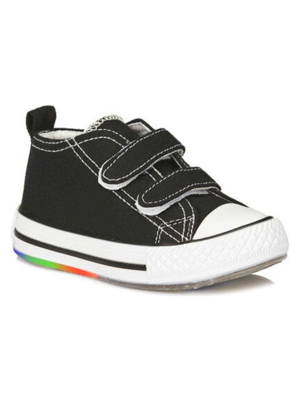 Vicco Pino Kız / Erkek Çocuk Işıklı Siyah Beyaz Sneaker Bebe Patik Spor Ayakkabı 925.P20Y.150