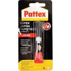 Pattex Süper Japon Yapıştırıcı 3 gr Hızlı ve Etkili Yapıştırma Özelliği ile Her Yüzeye Uygun