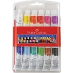 Faber-Castell Tüp Guaj Boya Seti 12x12 ml Sarı ve Parlak Renkler Dayanıklı Kapaklı Sanatçı Serisi