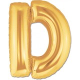 D Harf Folyo Balon Gold 40 cm (16 Inç)