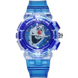 Zigver Olaf LED Işıklı Mavi Çocuk Saati