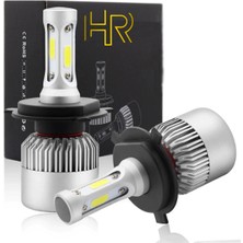 HRPAK S2 Serisi 8000 Lümen LED Xenon Far Ampulü H1 / H3 / H4 / H7 / H11 / 880 / 9005 / 9006