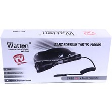 Watton Orjinal 800 Lümen T6 Özel Avcı Feneri Watton WT-205