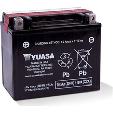 Yuasa Kawasaki Er5 97- Yuasa YTX12-BS