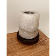 Salt And More Tuzdan Koku Lambası Gri (Çankırı Tuzu)