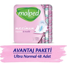 MOLPED ULTRA HİJYENİK PED  NORMAL AVANTAJ PAKETİ 48 ADET