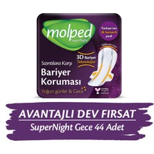 Molped Supernight Gece Avantajlı Dev Fırsat 44 Adet