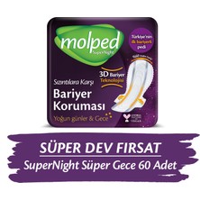 Molped Supernight Süper Gece Süper Dev Fırsat 60 Adet