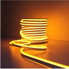 24V Neon Şerit LED Amber Işık