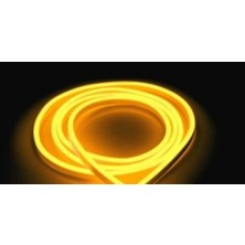 24V Neon Şerit LED Amber Işık