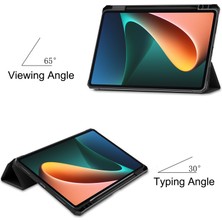 Gzplz Xiaomi Pad 5/5 Pro Için  Deri Tablet Kılıfı -Siyah (Yurt Dışından)