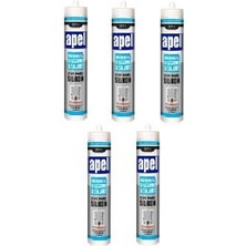 Apel SS711 Silikon - Beyaz 280GR/250ML - 5'li