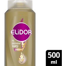 Elidor Superblend Saç Bakım Şampuanı Saç Dökülmelerine Karşı E Vitamini Chia Tohumu Yağı Arjinin 500 ml x2 Adet