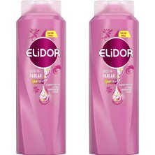 Elidor Superblend Saç Bakım Şampuanı Güçlü ve Parlak E Vitamini Makademya Yağı Kolajen 500 ml x2 Adet