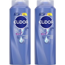 Elidor Superblend 2'si 1 Arada Şampuan ve Saç Bakım Kremi Kepeğe Karşı Etkili B3 Vitamini Çay Ağacı Yağı Aloe Vera 500 ml x2 Adet