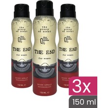 The End Kadın Deodorant 150 ml 3 Adet