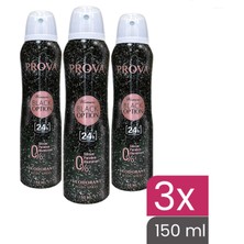 Prova Black Option Kadın Deodorant 150 ml 3 Adet