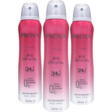 Prova Big Crystal Kadın Deodorant 150 ml 3 Adet