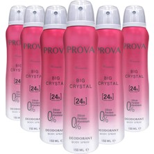 Prova Big Crystal Kadın Deodorant 150 ml 6 Adet