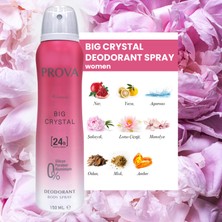 Prova Big Crystal Kadın Deodorant 150 ml 6 Adet