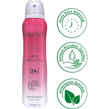 Prova Big Crystal Kadın Deodorant 150 ml 6 Adet