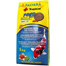 Tropical 500 Gram Tropical Pond Pellet Mix-Kovadan Bölme Granül Balık Yemi
