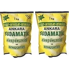 Ankara Sodamatik 1 Kg x 2 Adet (Kireç Önleyici ve Beyazlatıcı)