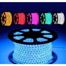 Forlife 220V Hortum LED Şerit 5050 3 Çip 60 LED Mavi