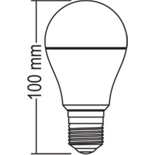 Forlife 9W E27 Döküm 12-24V LED Ampul Beyaz