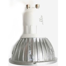 Forlife 3W GU10 Beyaz Kasa Çanak LED Ampul Kırmızı