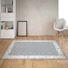 Bona Fortuna Geometrik Desenler Dijital Baskı Yıkanabilir Kaymaz Taban Leke Tutmaz Salon Halısı ve Yolluk