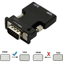 Platoon Boblov HDMI To VGA HDMI Giriş VGA Çıkış Dişi HDMI Erkek VGA HDMI Dişi VGA Erkek