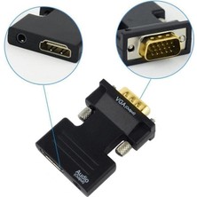 Platoon Boblov HDMI To VGA HDMI Giriş VGA Çıkış Dişi HDMI Erkek VGA HDMI Dişi VGA Erkek