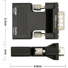 Platoon Boblov HDMI To VGA HDMI Giriş VGA Çıkış Dişi HDMI Erkek VGA HDMI Dişi VGA Erkek