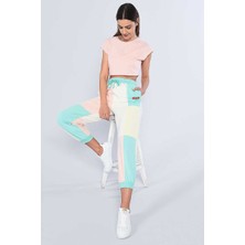 Payson Mix Kadın Parçalı, Baskılı Eşofman Alt